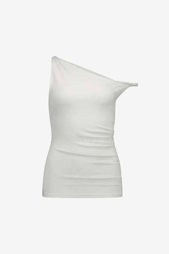 Caitlin Crisp Twister Tank - White