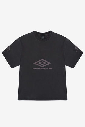 Boiler Room x Umbro T-Shirt - Washed Black