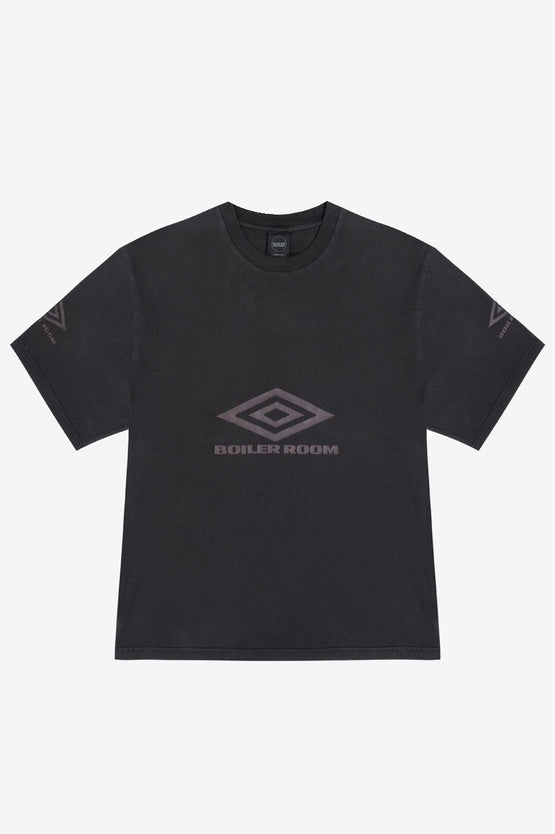 Boiler Room x Umbro T-Shirt - Washed Black