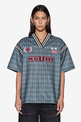 Ksubi Union Jersey - Hunter Plaid