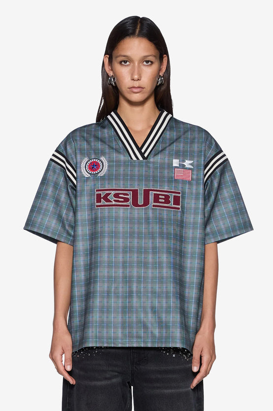 Ksubi Union Jersey - Hunter Plaid