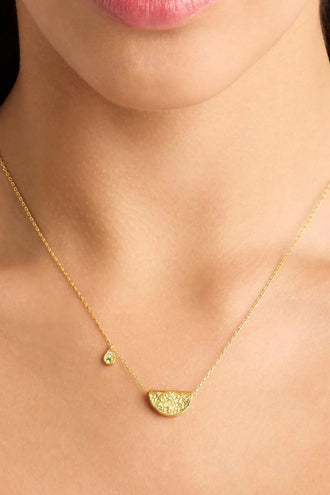 By Charlotte Protect Your Heart Necklace - Gold
