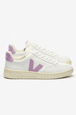 Veja V-12 Leather - White Orchid