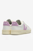 Veja V-12 Leather - White Orchid