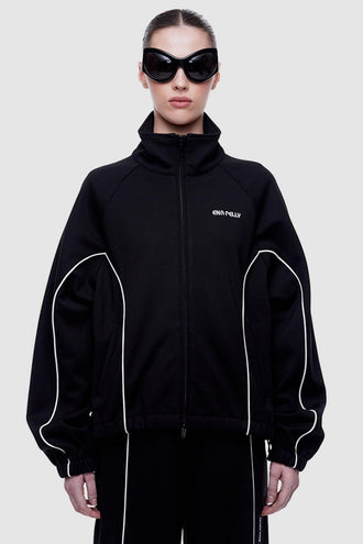 Ena Pelly Valencia Zip Through - Black