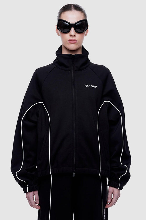 Ena Pelly Valencia Zip Through - Black