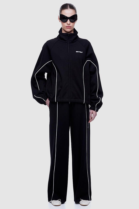 Ena Pelly Valencia Zip Through - Black