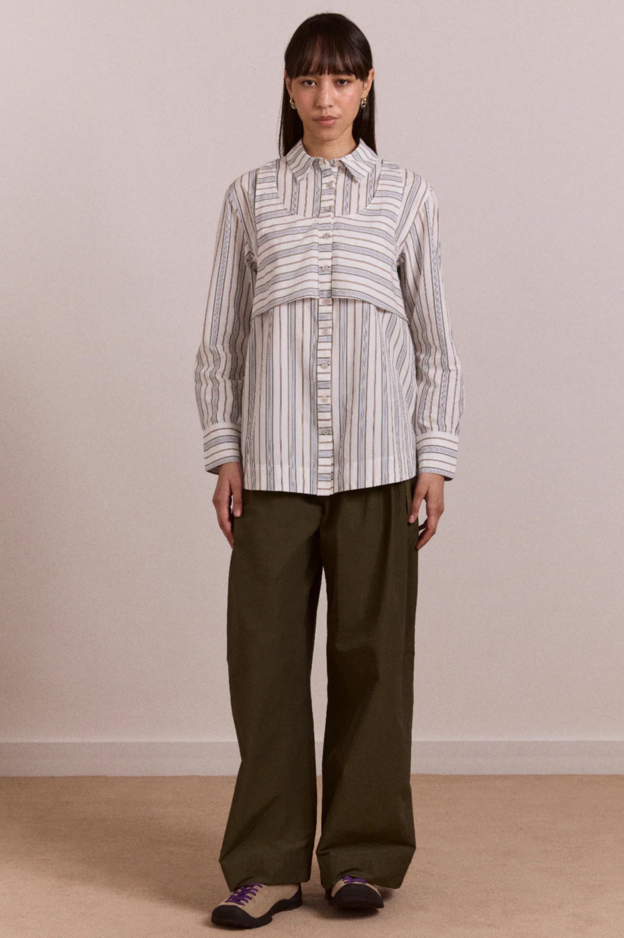 Damson Madder Valeria Double Shirt - Caraway