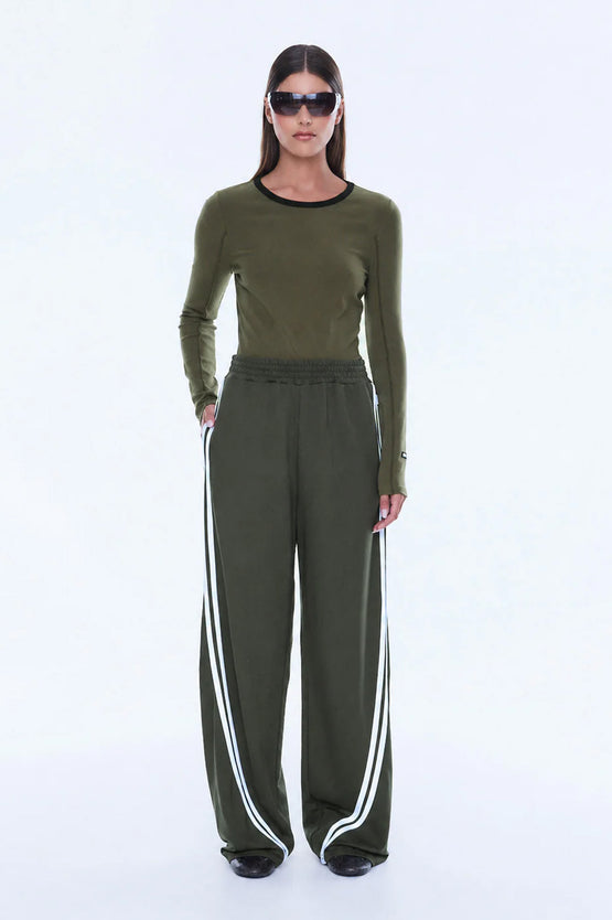 Ena Pelly Valentina Stripe Pant - Olive