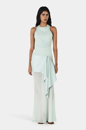 Hansen & Gretel Val Topstitch Tank - Seaform