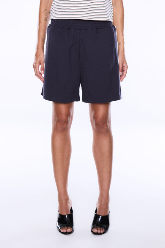 Ena Pelly Valentina Stripe Short - Charcoal