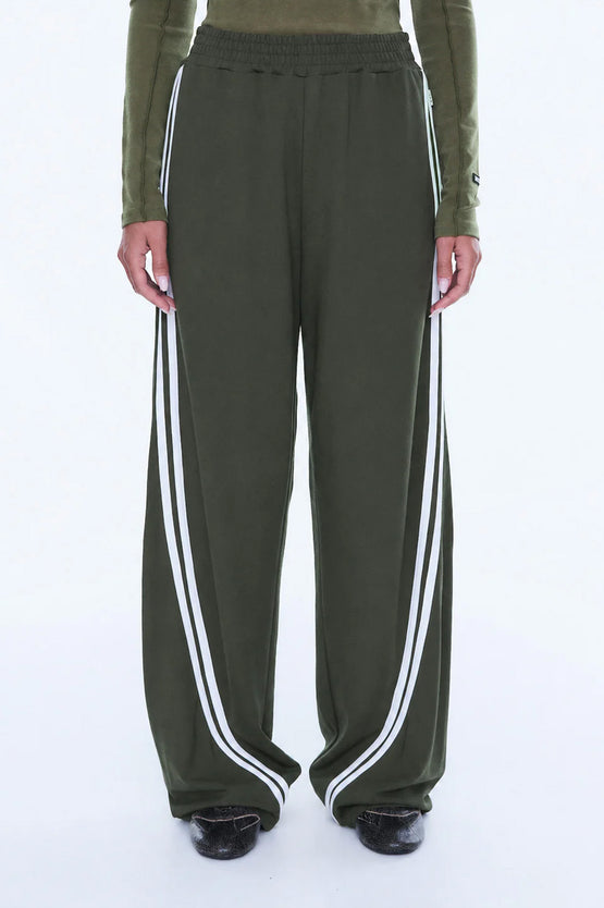 Ena Pelly Valentina Stripe Pant - Olive