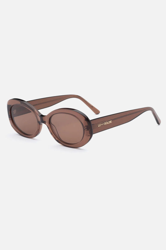 Lu Goldie Valentina Sunglasses - Coffee