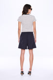 Ena Pelly Valentina Stripe Short - Charcoal