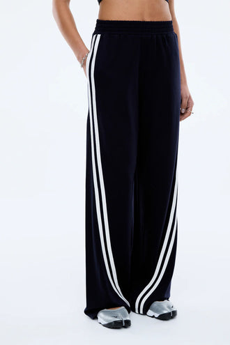 Ena Pelly Valentina Stripe Pant - Navy