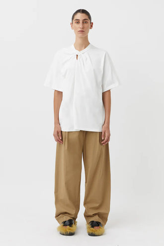 Camilla and Marc Valeria Twist Tee - Soft White