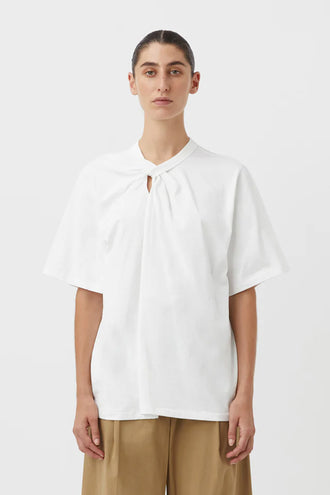 Camilla and Marc Valeria Twist Tee - Soft White