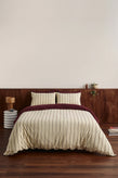 Hommey Quilt Cover - Chamomile / Wine