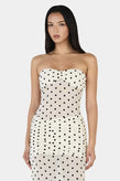 Ownley Vanessa Maxi - Cream Polka