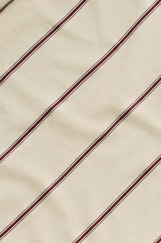 Hommey Quilt Cover - Chamomile / Wine