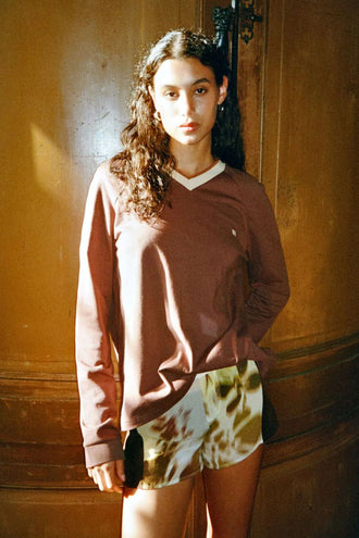 Bec & Bridge Varsity L/S - Chocolate