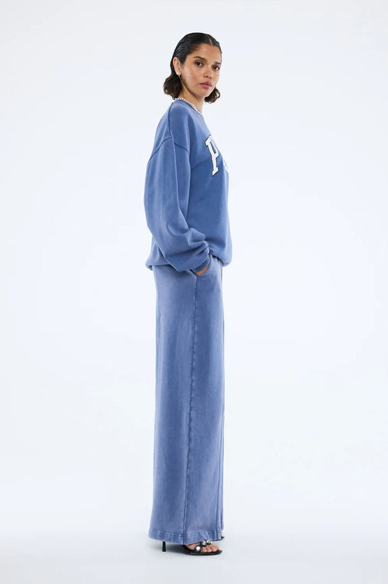 Ena Pelly EP Varsity Sweatshirt - Indigo Wash