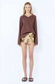 Bec & Bridge Varsity L/S - Chocolate