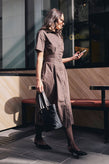 Gracious Vela Dress - Cacao