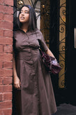 Gracious Vela Dress - Cacao