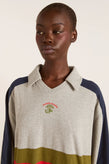 Damson Madder Verity Rugby Shirt - Stripe