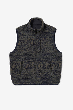 TNT x Gramicci Fleece Vest - Dark Navy