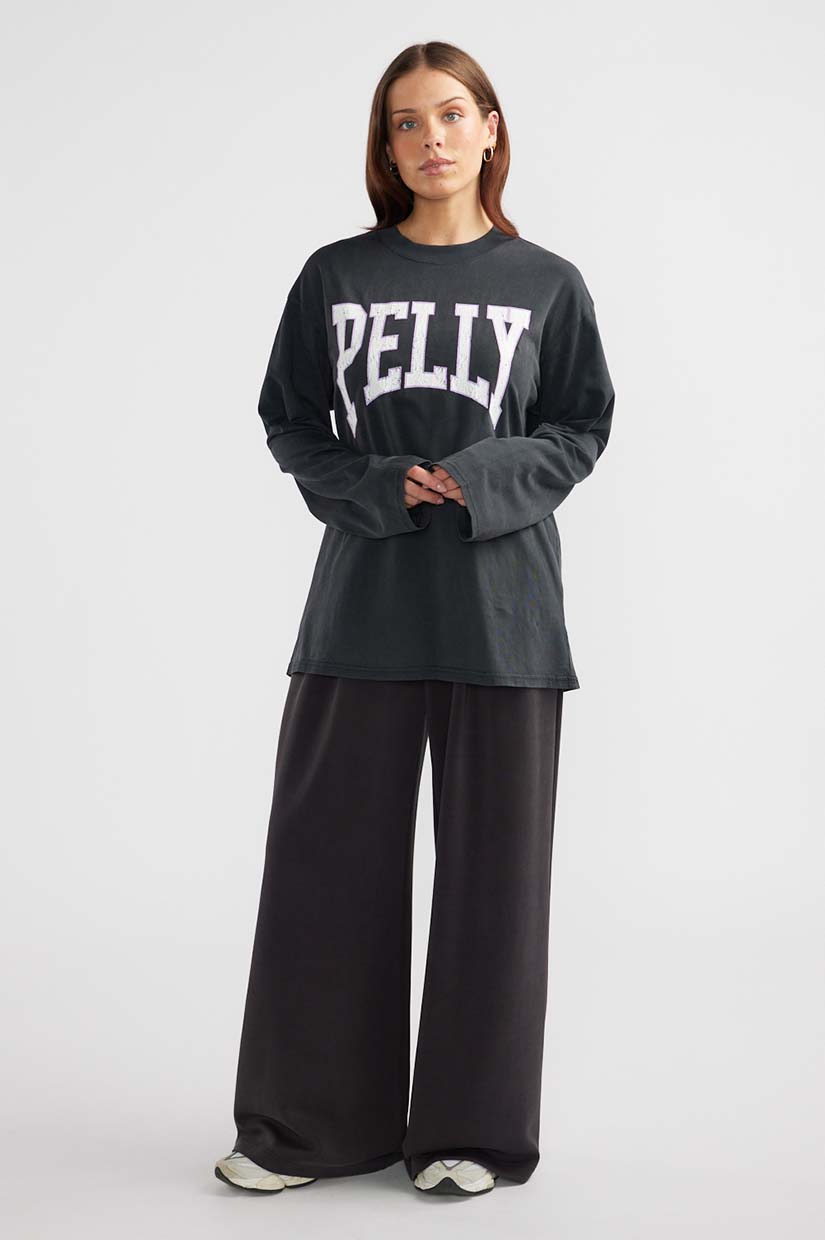 Ena Pelly Vintage Collegiate LS - Black