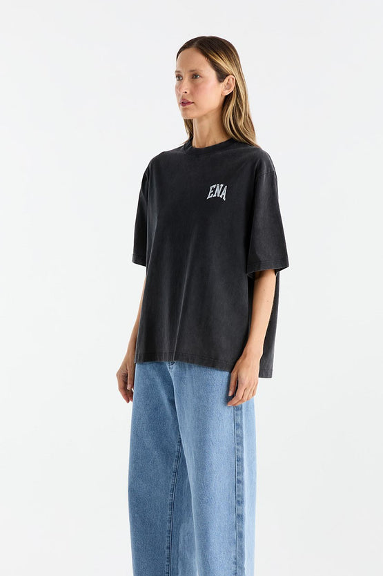 Ena Pelly Vintage Sport Tee - Black