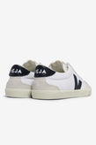 Veja Volley Canvas - White Black