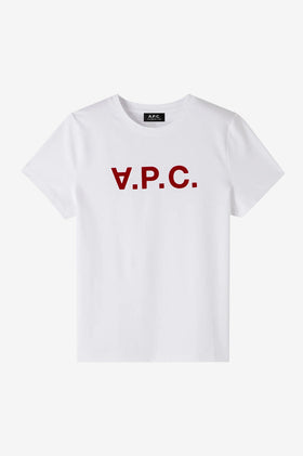 A.P.C W T-Shirt VPC Color F - White Red