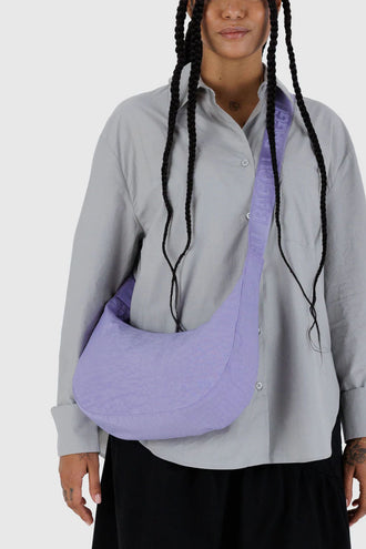 Baggu Medium Nylon Crescent Bag - Wisteria