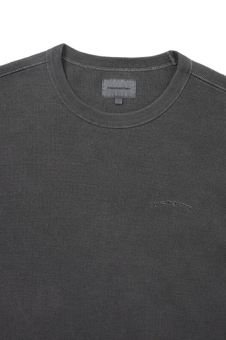 Thisisneverthat Waffle L/S Tee - Charcoal
