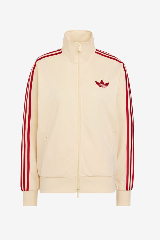Adidas Firebird Tracktop - Warm Vanilla / Team Victory Red