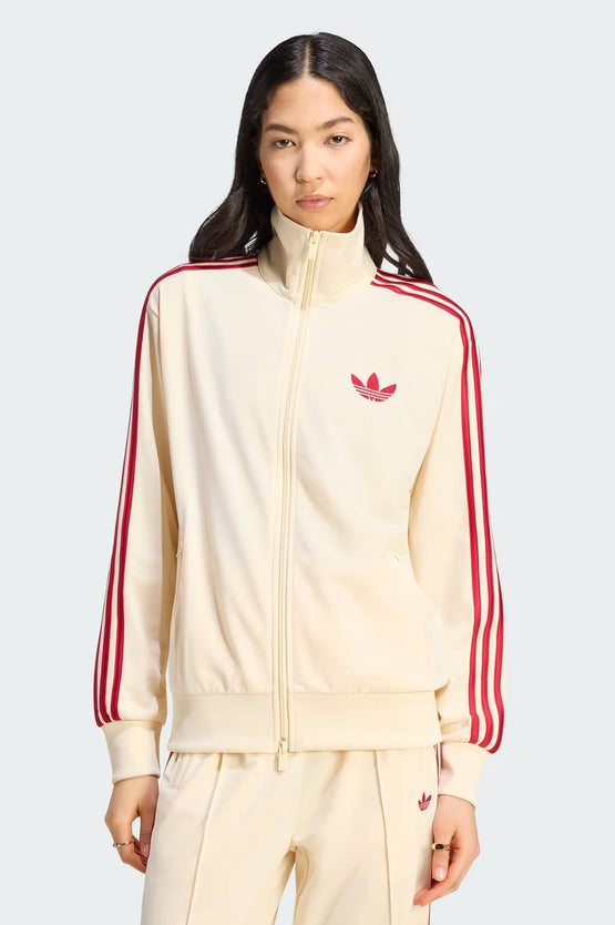 Adidas Firebird Tracktop - Warm Vanilla / Team Victory Red