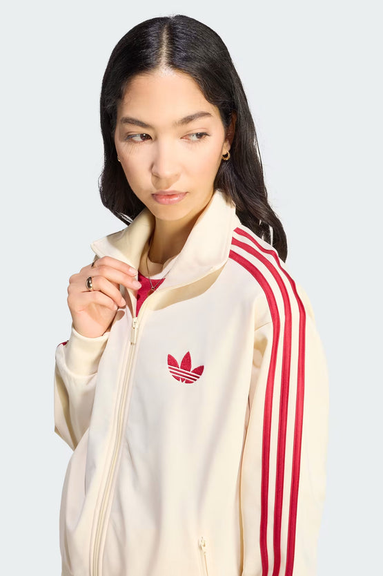 Adidas Firebird Tracktop - Warm Vanilla / Team Victory Red