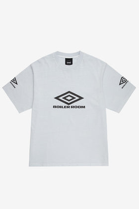 Boiler Room Umbro Washed Tee - White