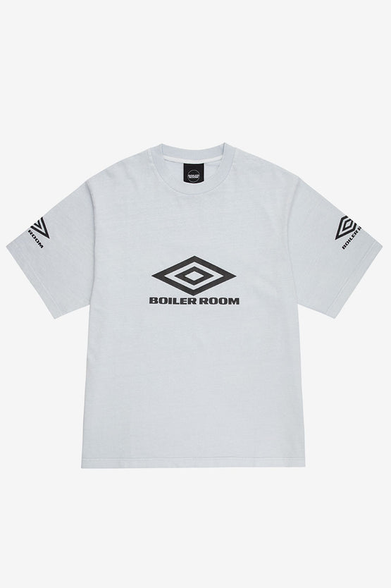 Boiler Room Umbro Washed Tee - White