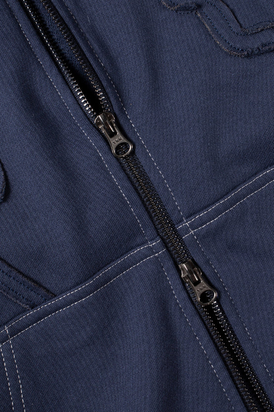 Candice Watcher Zip Hoodie - Navy