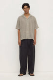 Assembly Watson SS Shirt - Cream/Black