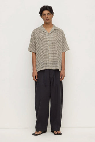 Assembly Watson SS Shirt - Cream/Black