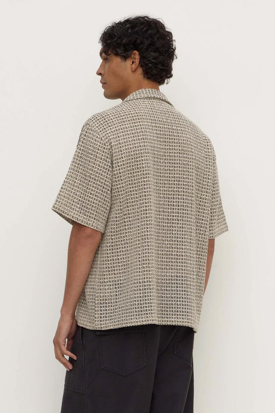 Assembly Watson SS Shirt - Cream/Black