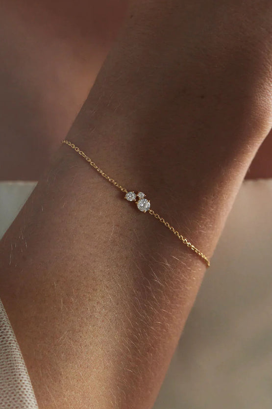 By Charlotte Whispers Of Love Bracelet - Gold