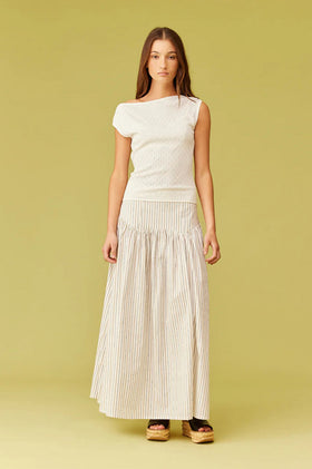 Ruby Emma Knit Top - White Lace