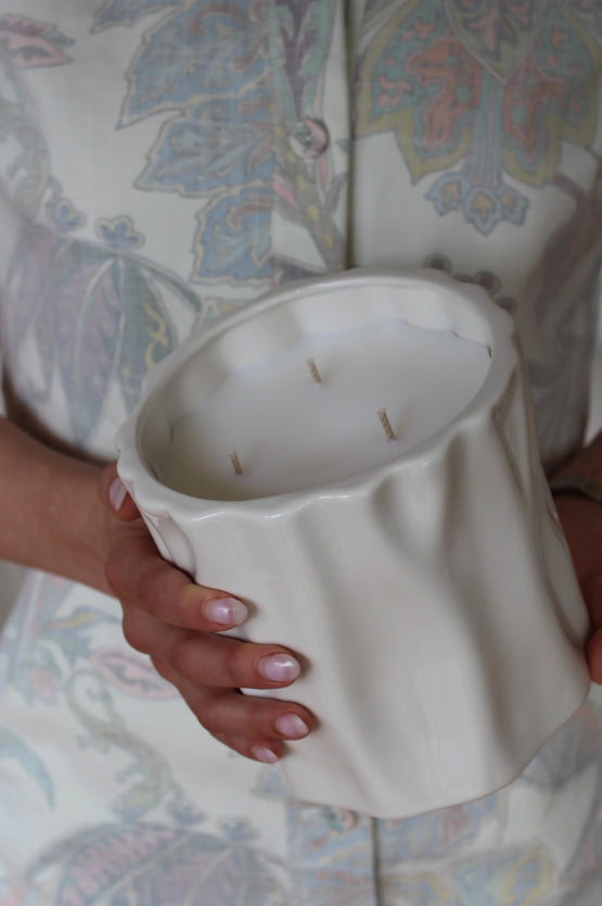 Ceene Wax Candle - Blanc
