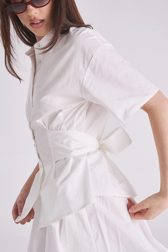 Gracious Vela Shirt - Ivory